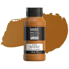 Liquitex Basics Fluid akrilfesték, 118 ml - 330, raw sienna akrilfesték