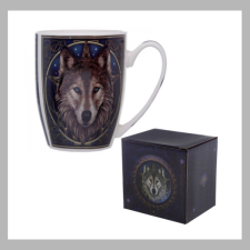  Lisa Parker Wolf Head kerámia bögre MULP05 bögrék, csészék