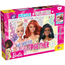 Lisciani Giochi Barbie barátnők 60db-os glitter puzzle 50x35cm - Lisciani puzzle, kirakós