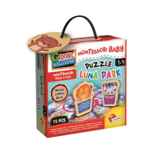 Lisciani Giochi Montessori baby fa puzzle - Vidámpark puzzle, kirakós