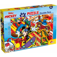 Lisciani Kétoldalas puzzle 60 darab. 50x35 cm-es Mickey egér. 86535 LISCIANI 12. o puzzle, kirakós