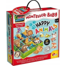 Lisciani Montessori: Boldog állatok játékgyűjtemény 67db-os szett - Lisciani (470111) puzzle, kirakós