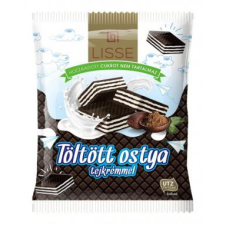 Lisse Cukormentes töltött ostya tejkrémmel 160g csokoládé és édesség