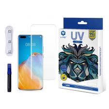 Lito - 3D UV üveg - Huawei P40 Pro / P40 Pro Plus - Átlátszó (KF233123) mobiltelefon kellék