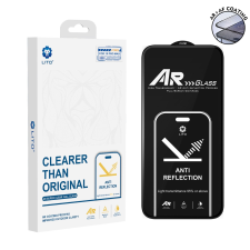 Lito Apple iPhone 16 Lito HD+ Ultra AR 2.5D Full Üvegfólia - Fekete mobiltelefon kellék