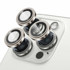 Lito S+ Kamera Üvegvédő - iPhone 15 Pro/Max - Titán mobiltelefon kellék