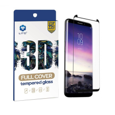 Lito Samsung S22 Plus Lito 3D Curved Üvegfólia - Fekete mobiltelefon kellék