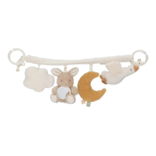  Little Dutch babakocsi lánc - Newborn Naturals plüssfigura