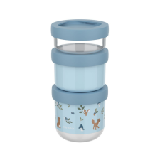 Little Dutch gyerek snack tál készlet 3 db-os - forest friends babaétkészlet