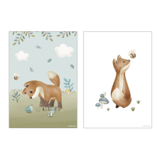 Little Dutch Little Dutch két oldalas poszter Forest Friends grafika, keretezett kép