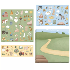 Little Dutch matrica szett - Little Farm kreatív és készségfejlesztő