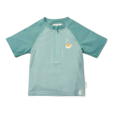  Little Dutch rövid ujjú úszó póló Seashells Surf Blue - 74/80 gyerek fürdőruha