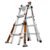 LITTLE GIANT Multi-position Ladder Conquest All-Terrain M17, 4x4 Steps, Aluminium, Little Giant