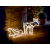 Livarno Home Livarno kis szarvas (rénszarvas) szánnal kültéri fémvázas 3D LED-es világító dekoráció 144 melegfehér LED-el 86 x 39 x 19 cm