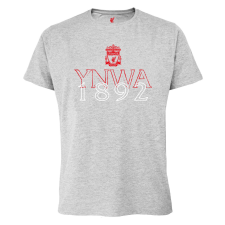 Liverpool póló gyerek YNWA 1892 szürke gyerek póló