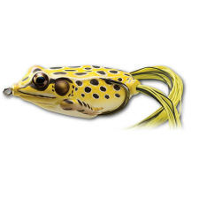 LiveTarget FROG WALKING BAIT YELLOW/BLACK 65 MM 21 G csali