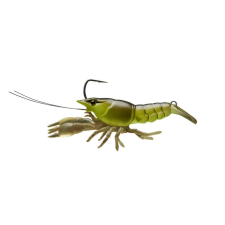 LiveTarget LIVE CRAW FINESS BAIT CHARTREUSE BLACK 63MM 11G SLOW SINKING horog