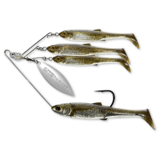  LIVETARGET MINNOW SPINNER RIG DARK AMBER/GOLD SMALL 11 G horgászkiegészítő