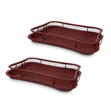 LIVINGTON Super Crisper 3 funkciós tepsi, 2 szett edény
