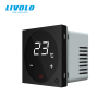 LIVOLO C7TMB LIVOLO érintős hőmérséklet kapcsoló, termosztát, 240V 16A, fekete