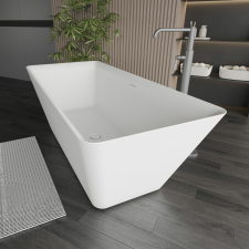  LIZA matt fehér szabadonálló kád kád, zuhanykabin