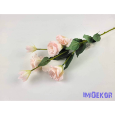 Liziantusz 5 ágú 4fej+2bimbó selyem szálas 79 cm - Halvány Rózsaszín dekoráció