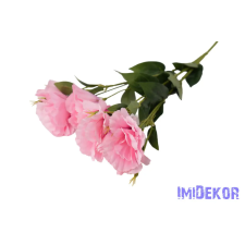  Liziantusz több ágú selyem szál 76 cm - Rózsaszín dekorációs kellék