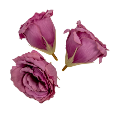  Liziantusz virágfej 822 D6,5 cm 24db/csom dekorációs kellék