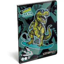 Lizzy Card Dino Cool: szótár füzet, 40 lapos, A5 füzet
