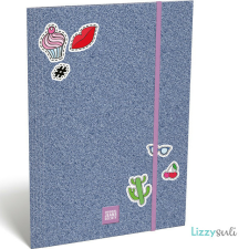 Lizzy Card Farmer mintás gumis mappa A/4, OJS Girl mappa