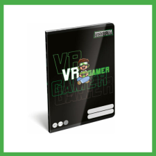 Lizzy Card Füzet tűzött A/5 kockás BossTeam VR Gamer FSC 20002 füzet