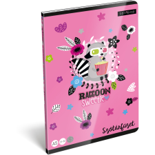 Lizzy Card Lollipop Raccoon Sweetie 32 lapos A5 Szótár füzet - Mintás (21868352) füzet