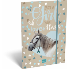 Lizzy Card Lovas/Mici Horse A/4 gumis dosszié mappa