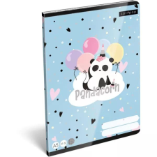 Lizzy Card Pandacorn: Panda mintás négyzetrácsos füzet, A5 füzet