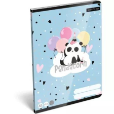 Lizzy Card Pandacorn: panda mintás négyzetrácsos füzet, a5 füzet