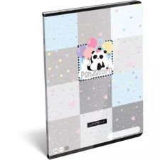 Lizzy Card Pandacorn: Panda mintás vonalas füzet, A4 füzet