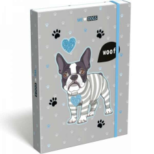 Lizzy Card We Love Dogs Woof kutyás füzetbox A5 - Lizzy Card füzetbox