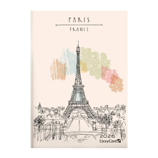 Lizzy Trade Kft. Bizományos Lizzy heti tervező, B6 design, 2026, PARIS határidőnapló