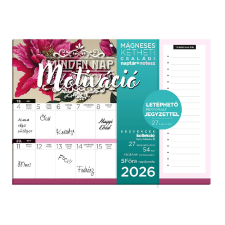 Lizzy Trade Kft. Bizományos Lizzy Hűtőmágneses naptár 2 heti 2026 Motiváció határidőnapló