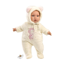 Llorens 14208 Baby Julia - élethű játékbaba puha szövet testtel - 42 cm élethű baba