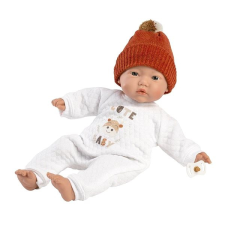 Llorens 63304 Little Baby - élethű játékbaba puha szövet testtel - 32 cm élethű baba