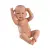 Llorens 73802 New Born Kislány - élethű baba vinyl testtel - 40 cm