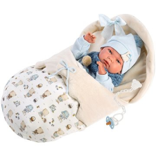 Llorens 73885 New Born Kisfiú - Élethű játékbaba teljesen vinyl testtel - 40 cm élethű baba