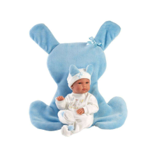 Llorens : Bimba 35cm-es baba kék nyuszis hálózsákkal baba