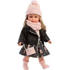 Llorens Carla baba fekete kabátban 40cm-es baba