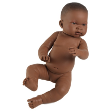Llorens Lány csecsemő baba néger 45 cm baba