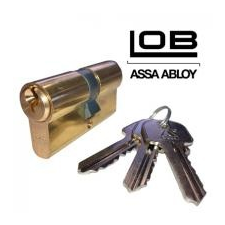LOB YETI réz zárbetét, 40/55 mm, 3 kulcs (3286711) zár és alkatrészei