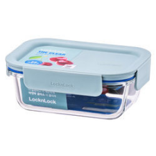 LOCKnLOCK "CLEAR" obdélníková dóza 0,38 l mint papírárú, csomagoló és tárolóeszköz