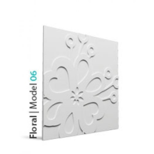 Loft Floral 06 beton falpanel tapéta, díszléc és más dekoráció