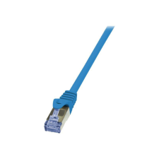 LogiLink 10G S/FTP PIMF PrimeLine patch kábel CAT6A 0,50m kék (CQ3026S) kábel és adapter